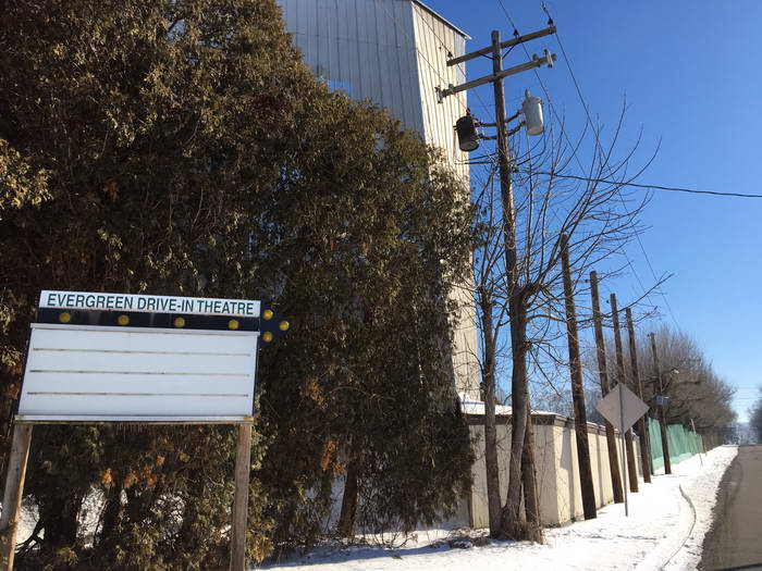 Evergreen Drive-In - Winter Photo